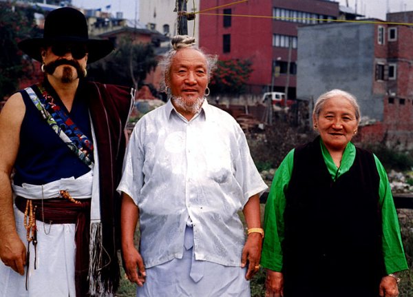 with Kyabjé Kunzang & Jomo Sam’phel