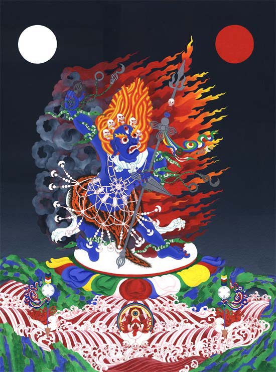 Seng-gé Dradog thangka